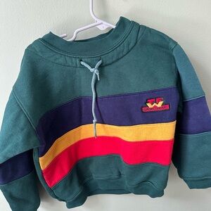Kids Colorful Striped Sweatshirt